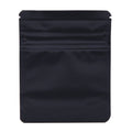 Matte Black / Single Unit (Less Than Pack Qty) Bag King Child-Resistant Clear Front Wide Mouth Mylar Bag | 1/8th oz