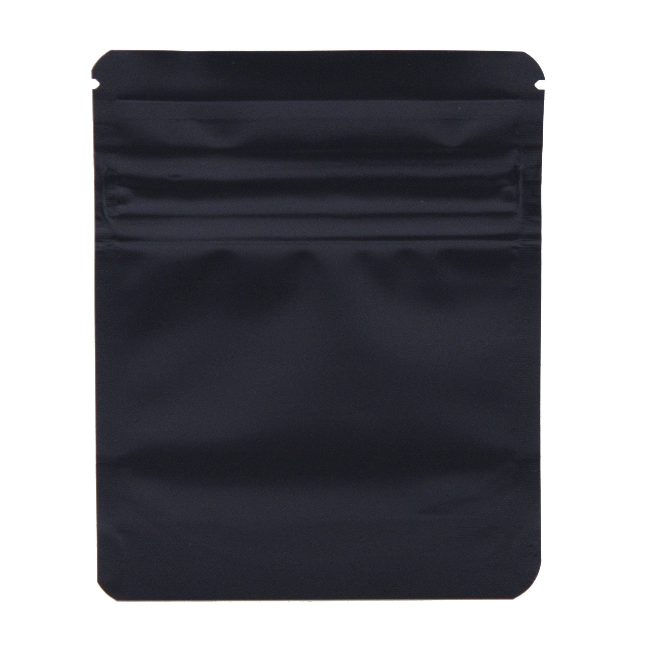 Matte Black / Single Unit (Less Than Pack Qty) Bag King Child-Resistant Clear Front Wide Mouth Mylar Bag | 1/8th oz