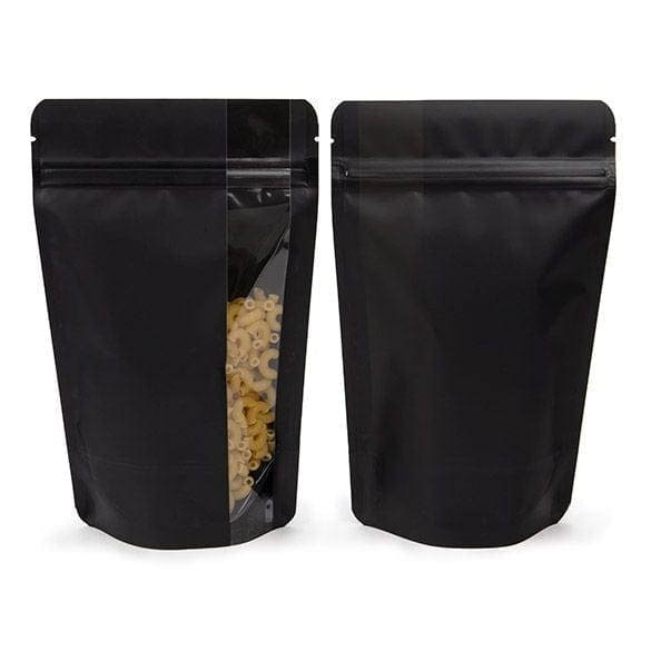 Stand Up Zipper Bag with Vertical Window (1/8th oz)