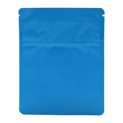 Matte Blue / Single Unit Bag King Child-Resistant Opaque Wide Mouth Mylar Bag | 1/8 oz