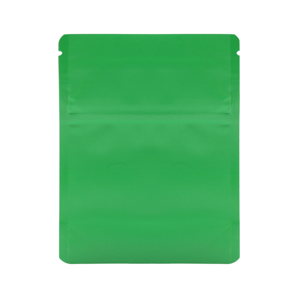 Matte Green / Single Unit (Less Than Pack Qty) Bag King Child-Resistant Opaque Mylar Bag | 1 gram