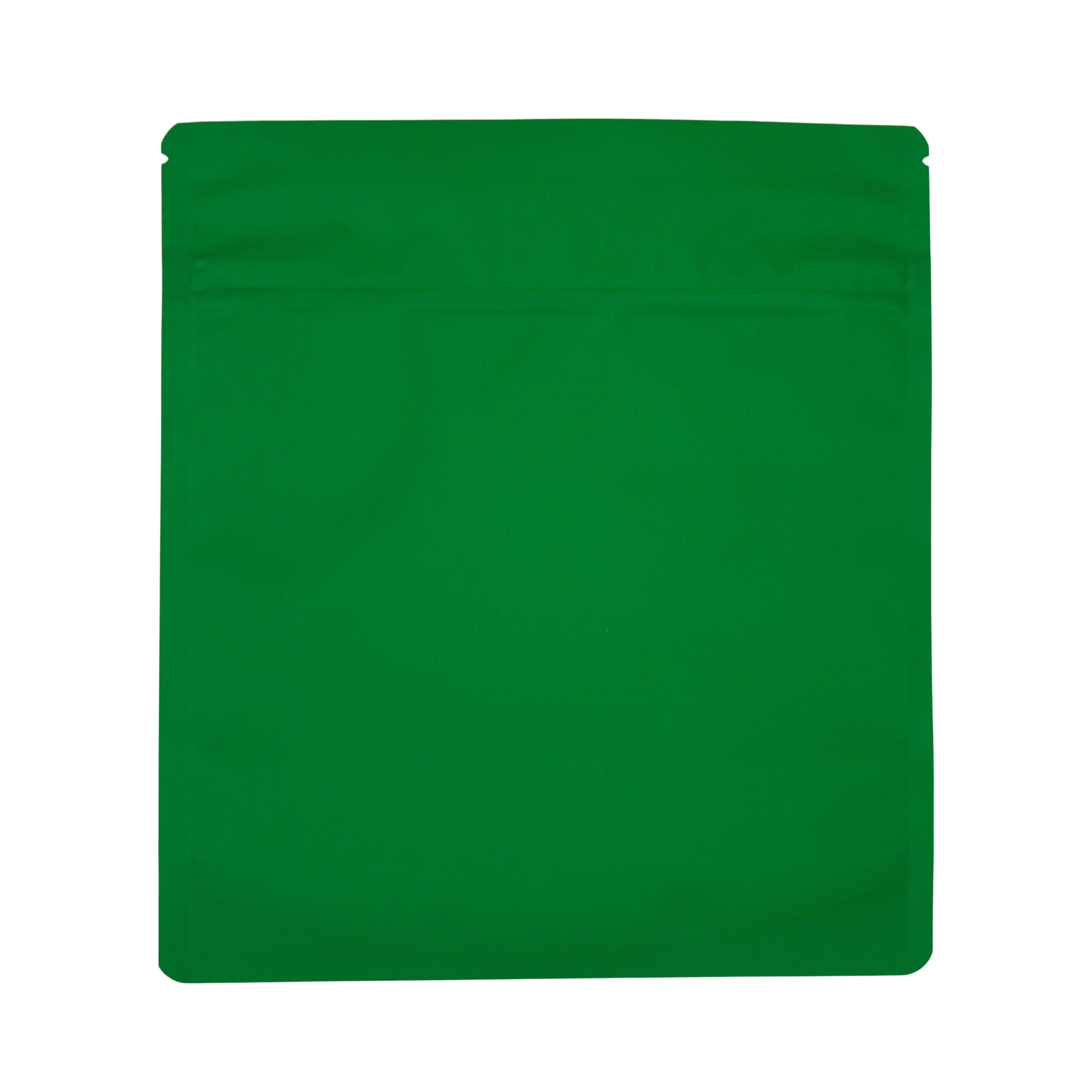 Matte Green / Single Unit (Less Than Pack Qty) Bag King Child-Resistant Wide Mouth Mylar Bag | 1 oz