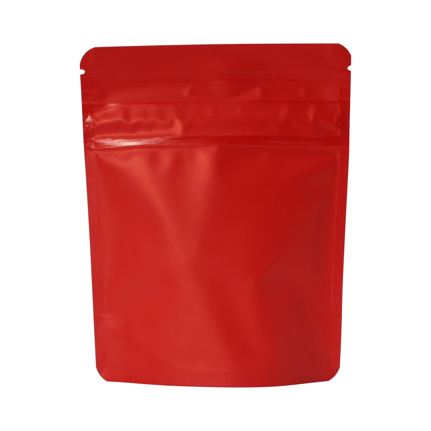 Matte Red / Single Unit Bag King Child-Resistant Opaque Wide Mouth Mylar Bag | 1/4 oz