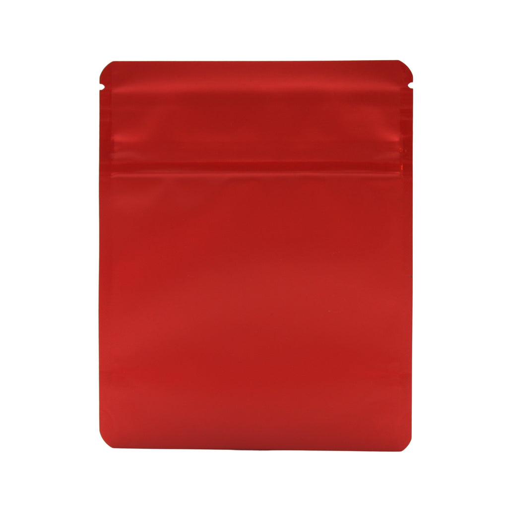 Matte Red / Single Unit (Less Than Case Qty) Bag King Child-Resistant Opaque Wide Mouth Mylar Bag | 1/4 oz