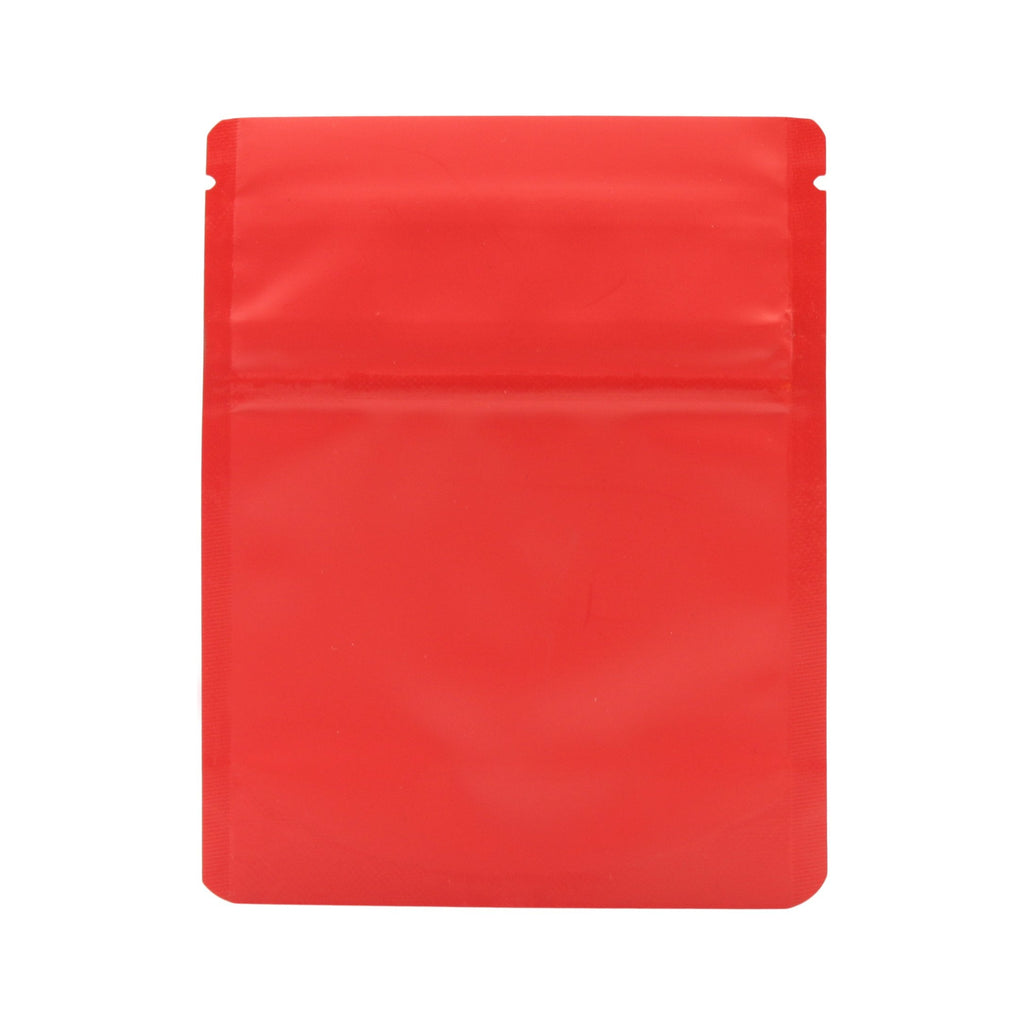 Matte Red / Single Unit (Less Than Pack Qty) Bag King Child-Resistant Opaque Mylar Bag | 1 gram