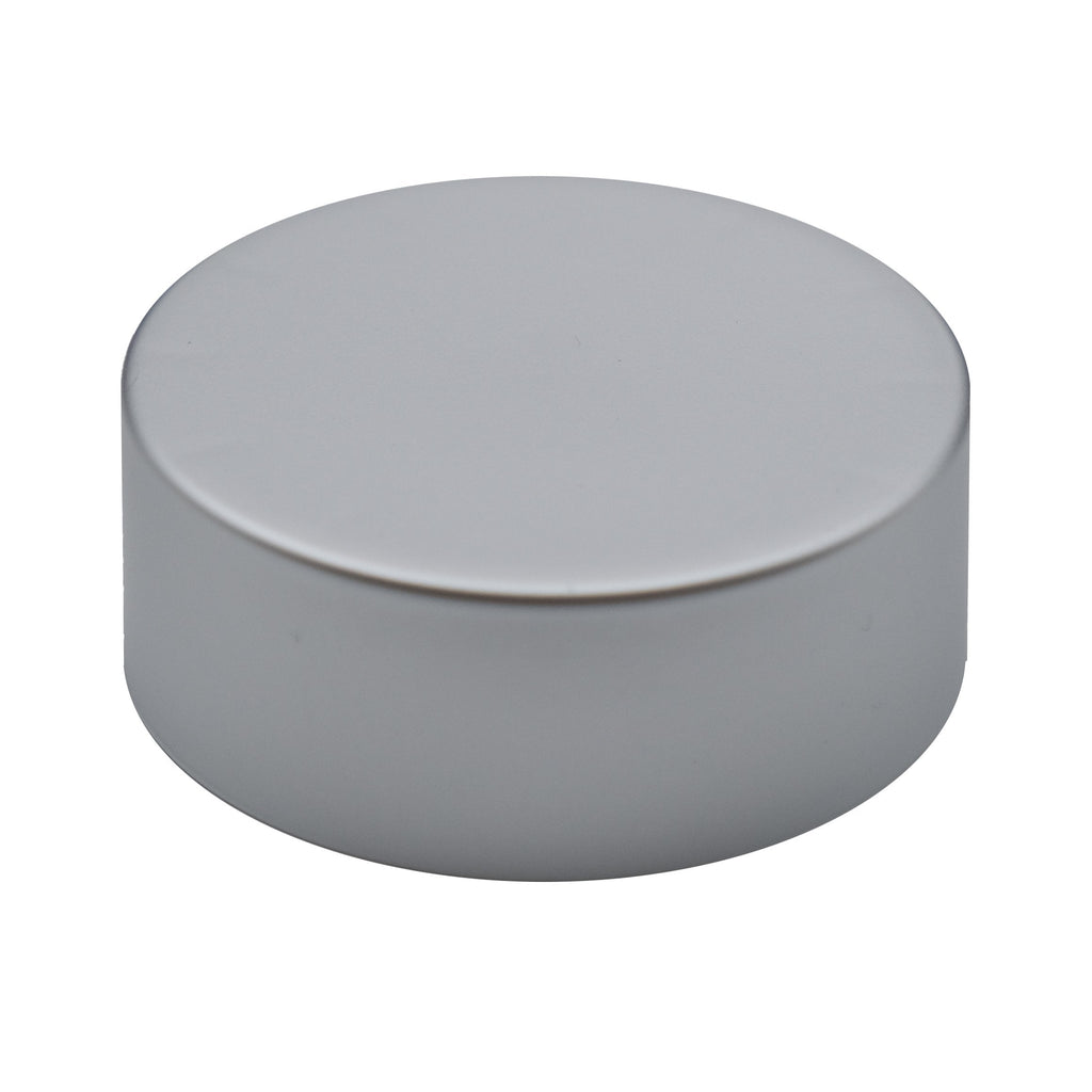 Matte Silver / Single Unit (Less Than Box Qty) eBottles Silver Child-Resistant Smooth-Sided Foil Lined Cap | 38 mm