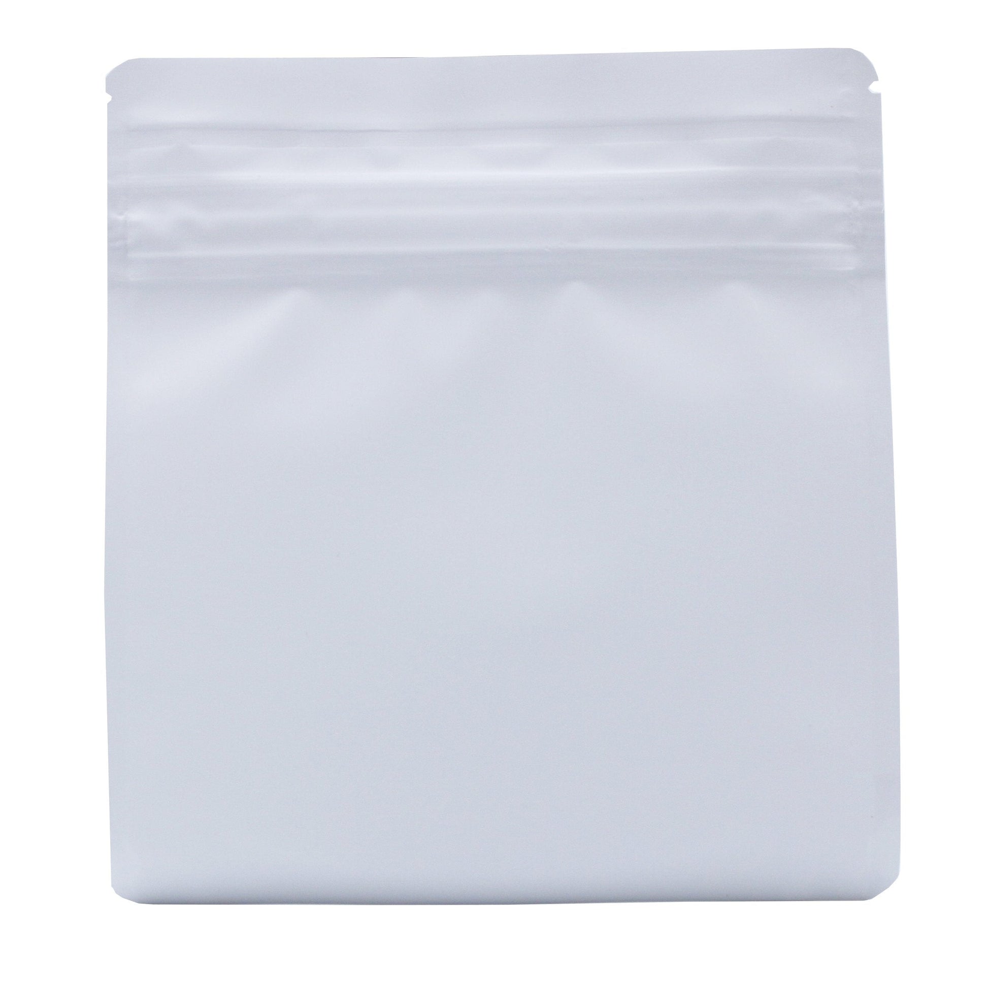 Matte White Bag King Child-Resistant Opaque Wide Mouth Mylar Bag | 1/2 oz