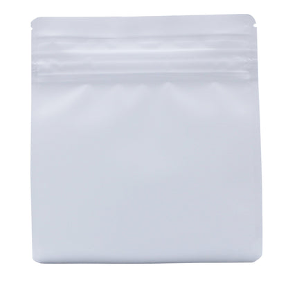 Matte White Bag King Child-Resistant Opaque Wide Mouth Mylar Bag | 1/2 oz