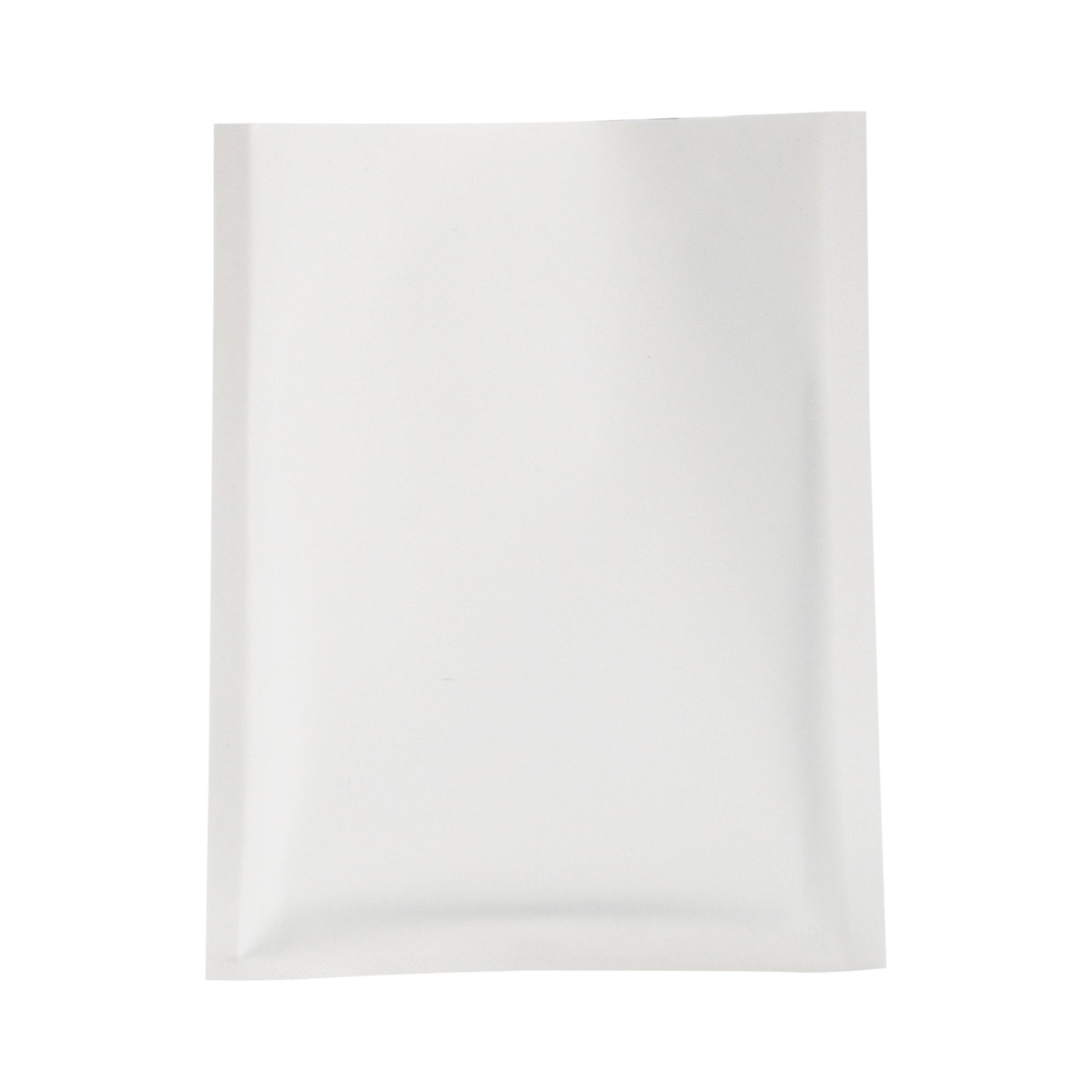 Matte White Bag King Single Use Heat Seal Mylar Bag | 4 x 5 in