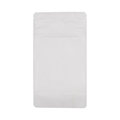 Matte White / Single Unit Bag King Child-Resistant Clear Front Mylar Bag | 1/4 oz