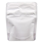 Matte White / Single Unit Bag King Child-Resistant Clear Front Mylar Bag | 1 gram