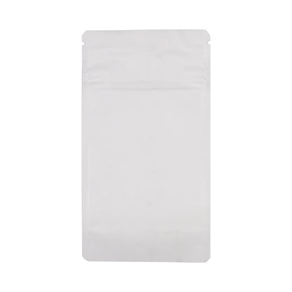 Matte White / Single Unit Bag King Child-Resistant Opaque Mylar Bag | 1/4th oz