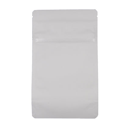 Matte White / Single Unit Bag King Child-Resistant Opaque Mylar Bag | 1/8th oz