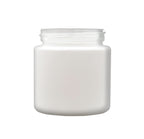 Matte White / Single Unit (Less Than Box Qty) eBottles Frosted Glass Child-Resistant Straight Sided Jar | 30 dram
