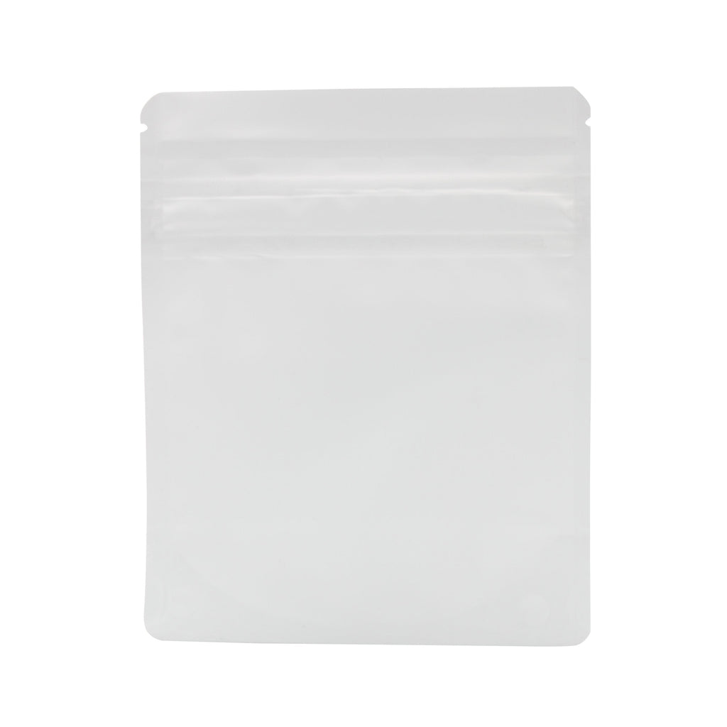 Matte White / Single Unit (Less Than Case Qty) Bag King Child-Resistant Opaque Wide Mouth Mylar Bag | 1/4 oz