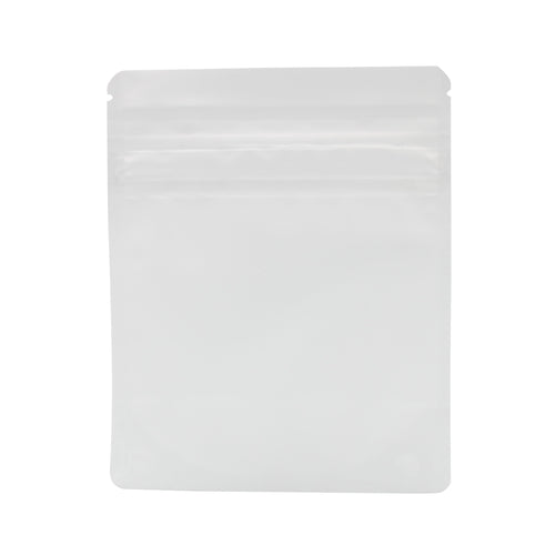 Matte White / Single Unit (Less Than Case Qty) Bag King Child-Resistant Opaque Wide Mouth Mylar Bag | 1/4 oz
