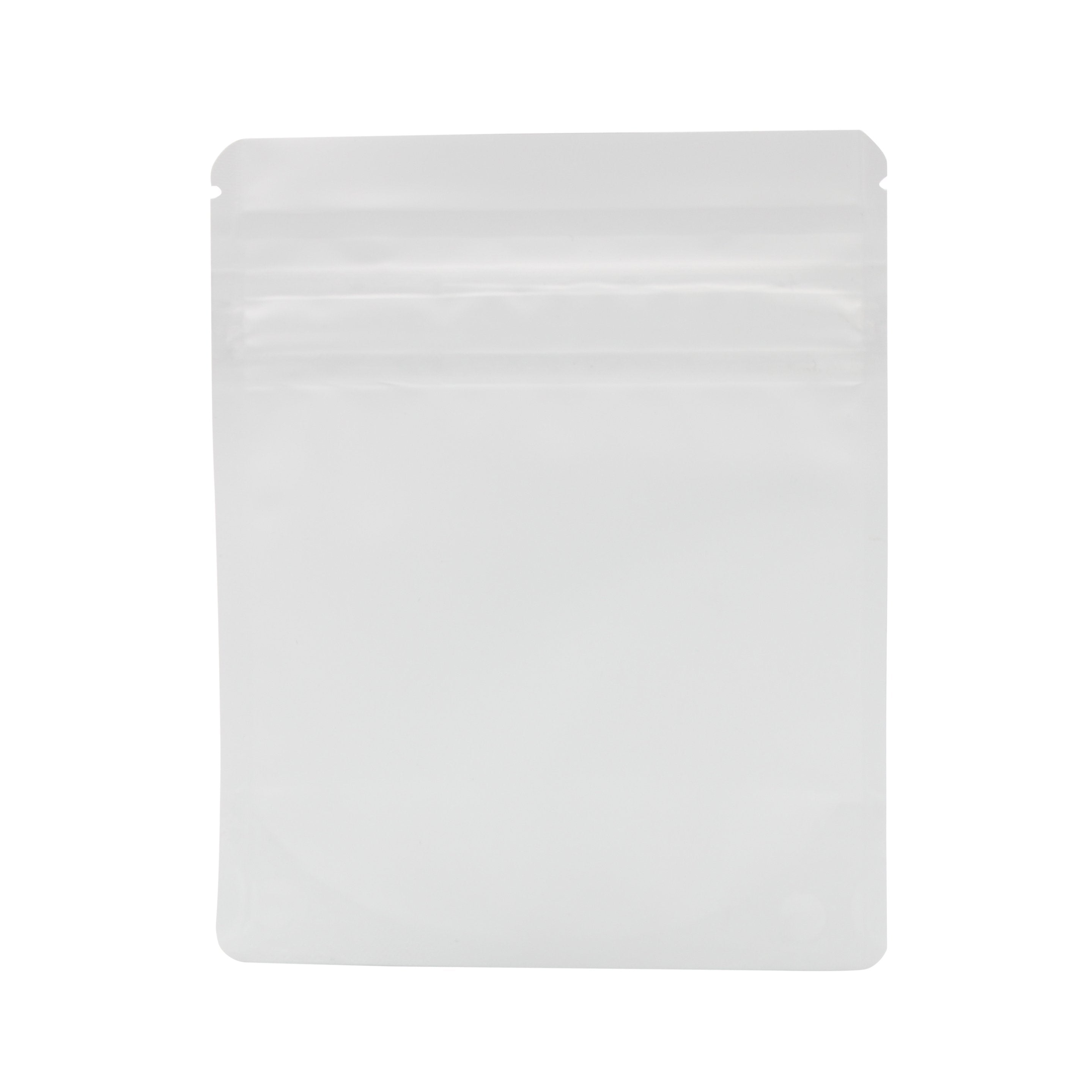 Matte White / Single Unit (Less Than Case Qty) Bag King Child-Resistant Opaque Wide Mouth Mylar Bag | 1/4 oz