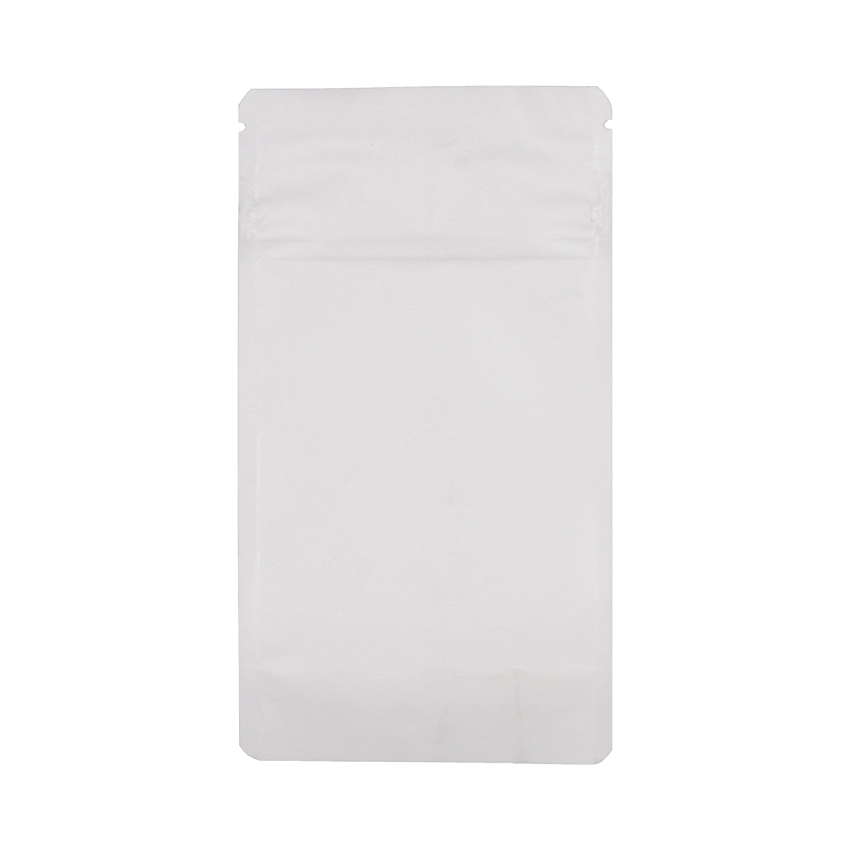 Matte White / Single Unit (Less Than Pack Qty) Bag King Child-Resistant Opaque Mylar Bag | 1/4th oz