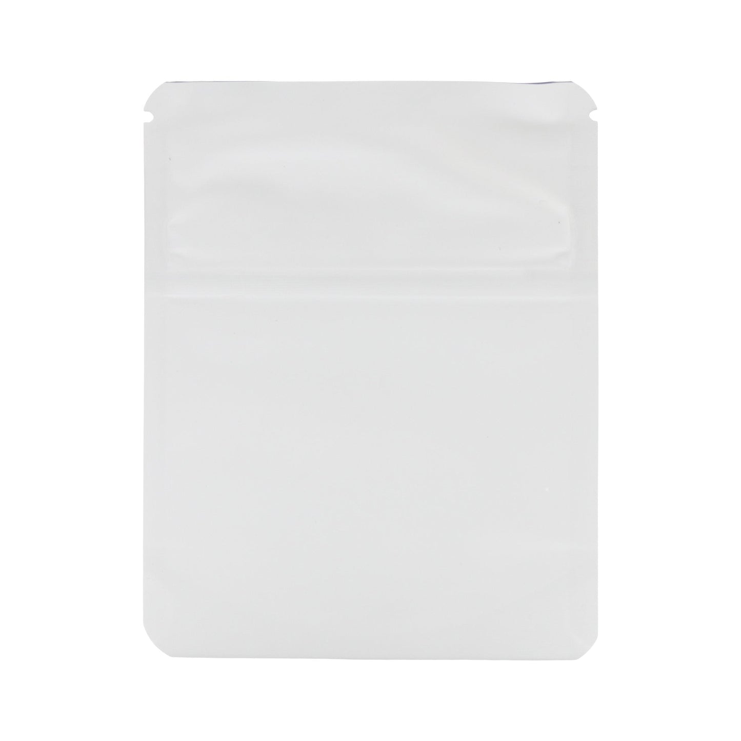 Matte White / Single Unit (Less Than Pack Qty) Bag King Child-Resistant Opaque Mylar Bag | 1 gram