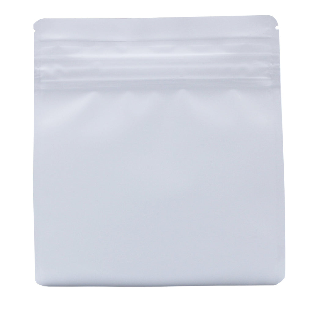 Matte White / Single Unit (Less Than Pack Qty) Bag King Child-Resistant Opaque Wide Mouth Mylar Bag | 1/2 oz