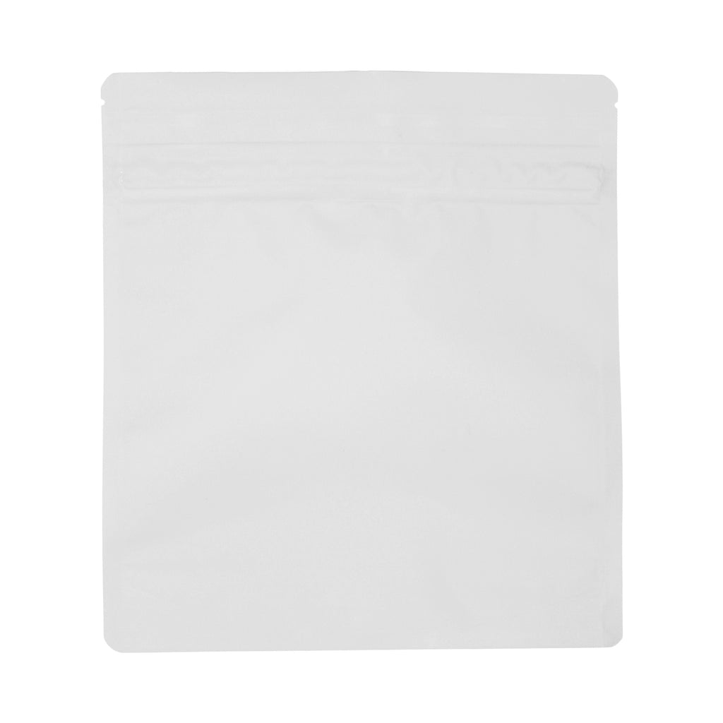 Matte White / Single Unit (Less Than Pack Qty) Bag King Child-Resistant Wide Mouth Mylar Bag | 1 oz