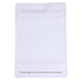 Matte White / Single Unit (Less Than Pack Qty) Bag King Clear Front Mylar Bag | 1/8 oz