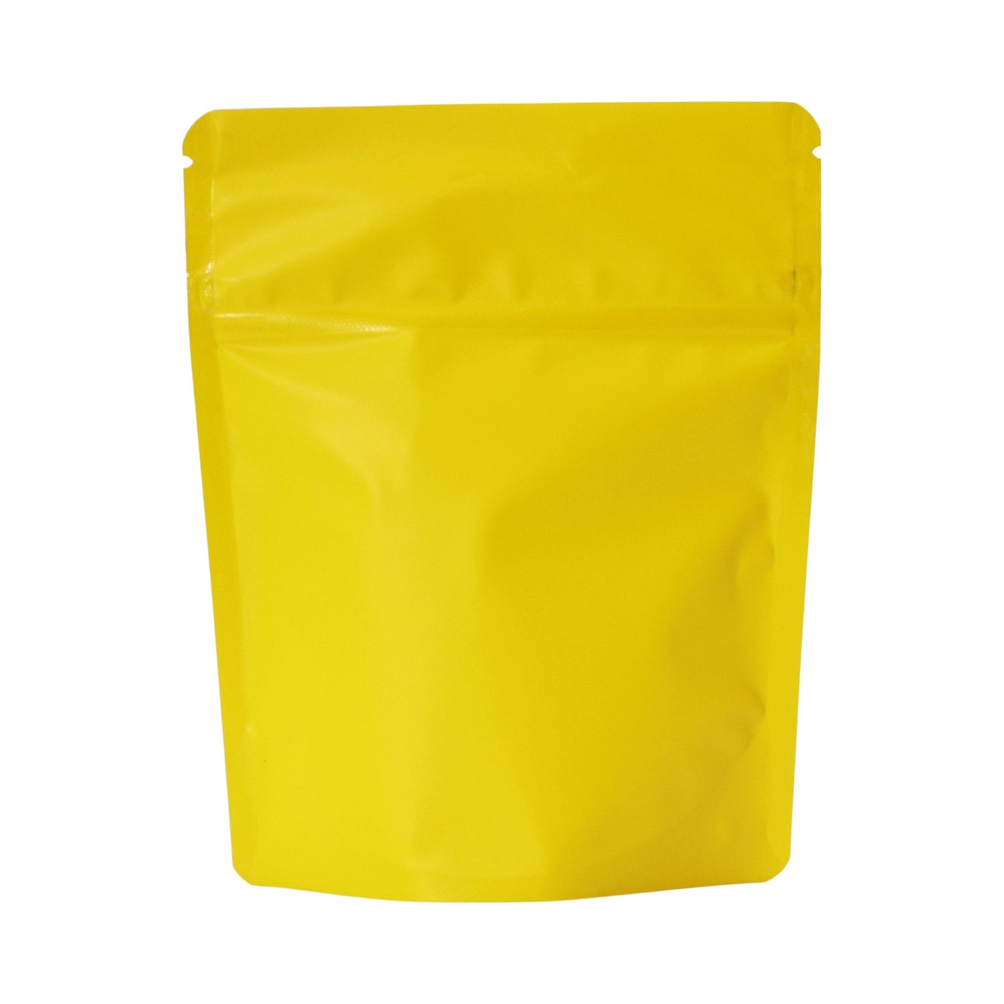 Matte Yellow / Single Unit Bag King Child-Resistant Opaque Wide Mouth Mylar Bag | 1/4 oz