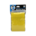 Matte Yellow / Single Unit (Less Than Box Qty) 10-Pack Bag King Child-Resistant Opaque Wide Mouth Mylar Bag | 1/8th ounce