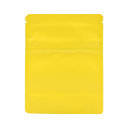 Matte Yellow / Single Unit (Less Than Pack Qty) Bag King Child-Resistant Opaque Mylar Bag | 1 gram