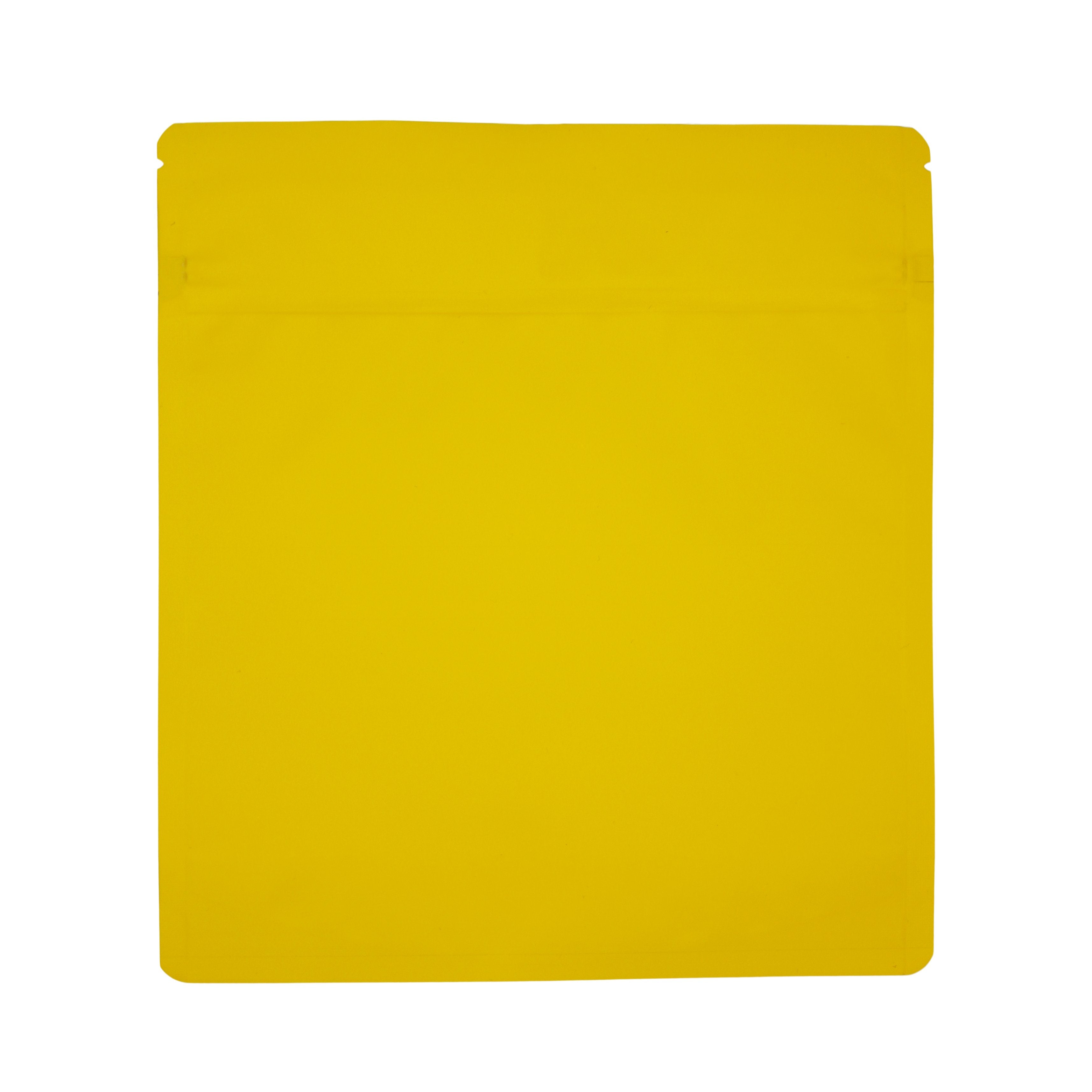 Matte Yellow / Single Unit (Less Than Pack Qty) Bag King Child-Resistant Wide Mouth Mylar Bag | 1 oz
