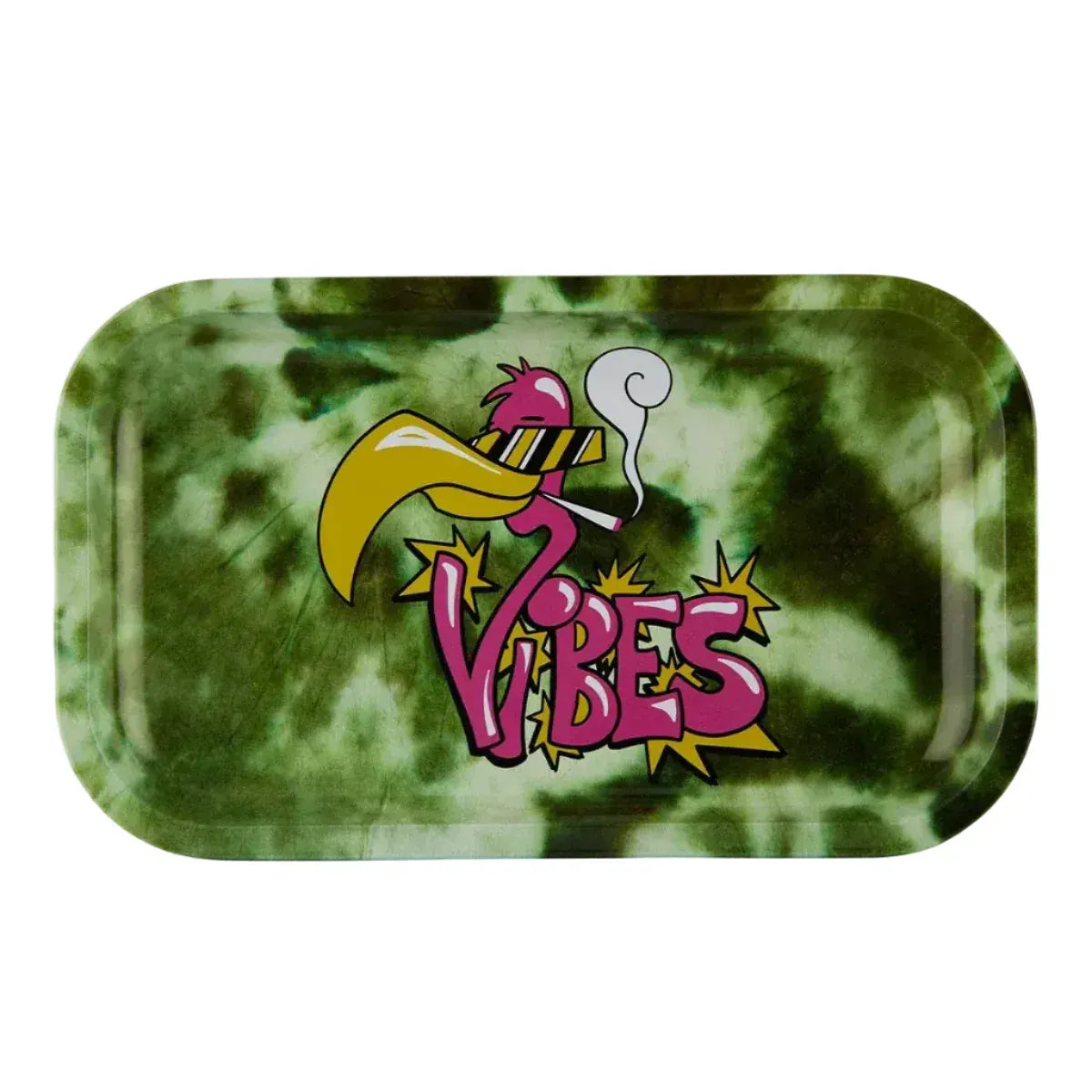 Medium - Flamingo VIBES *Limited Edition* Metal Rolling Tray
