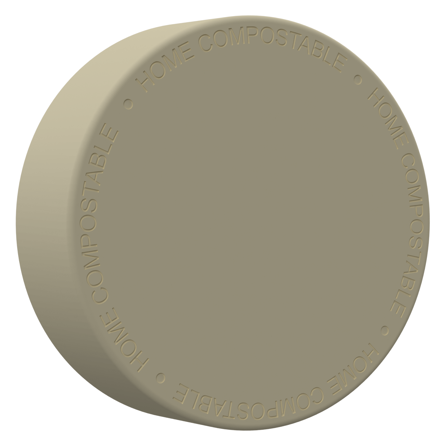 Natural HumidiLid Child-Resistant Home Compostable Cap | 53 mm
