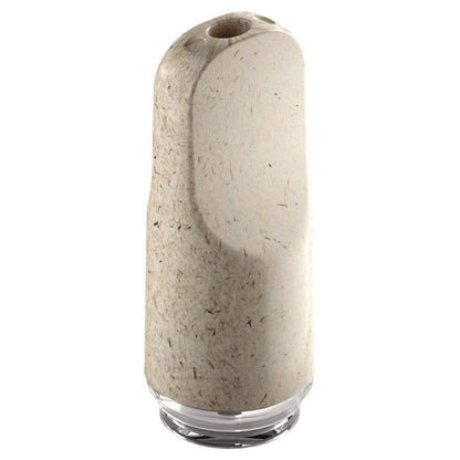 Natural White / Single Unit (Less Than Box Qty) ACTIVE™ Hemp Plastic Flat Mouthpiece (Fits ACTIVE EZ Click™ Cartridge)