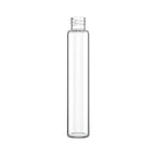 No Cap / Box of 400 (Bulk Discount Pricing) Grand Puff Glass Wide Body Child-Resistant Pre-Roll Tube | 118 mm