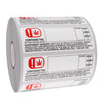 Oklahoma 3" x1.25" THC Compliance Labels (Roll of 1,000)