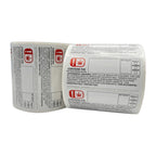 Oklahoma 3x1 THC Compliance Labels (Roll of 1,000)