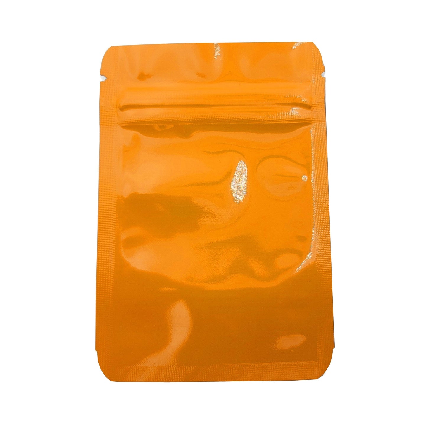 Orange / Single Unit (Less Than Pack Qty) Shiny Series Smell Proof Bag (1 gram) 4.3" x 2.9"