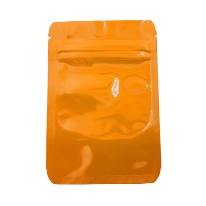 Orange / Single Unit (Less Than Pack Qty) Shiny Series Smell Proof Bag (1 gram) 4.3" x 2.9"