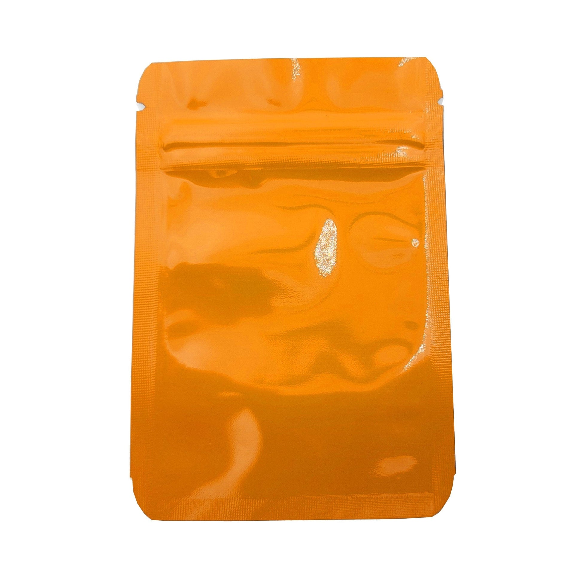 Orange / Single Unit Shiny Series Smell Proof Bag (1 gram) 4.3" x 2.9"