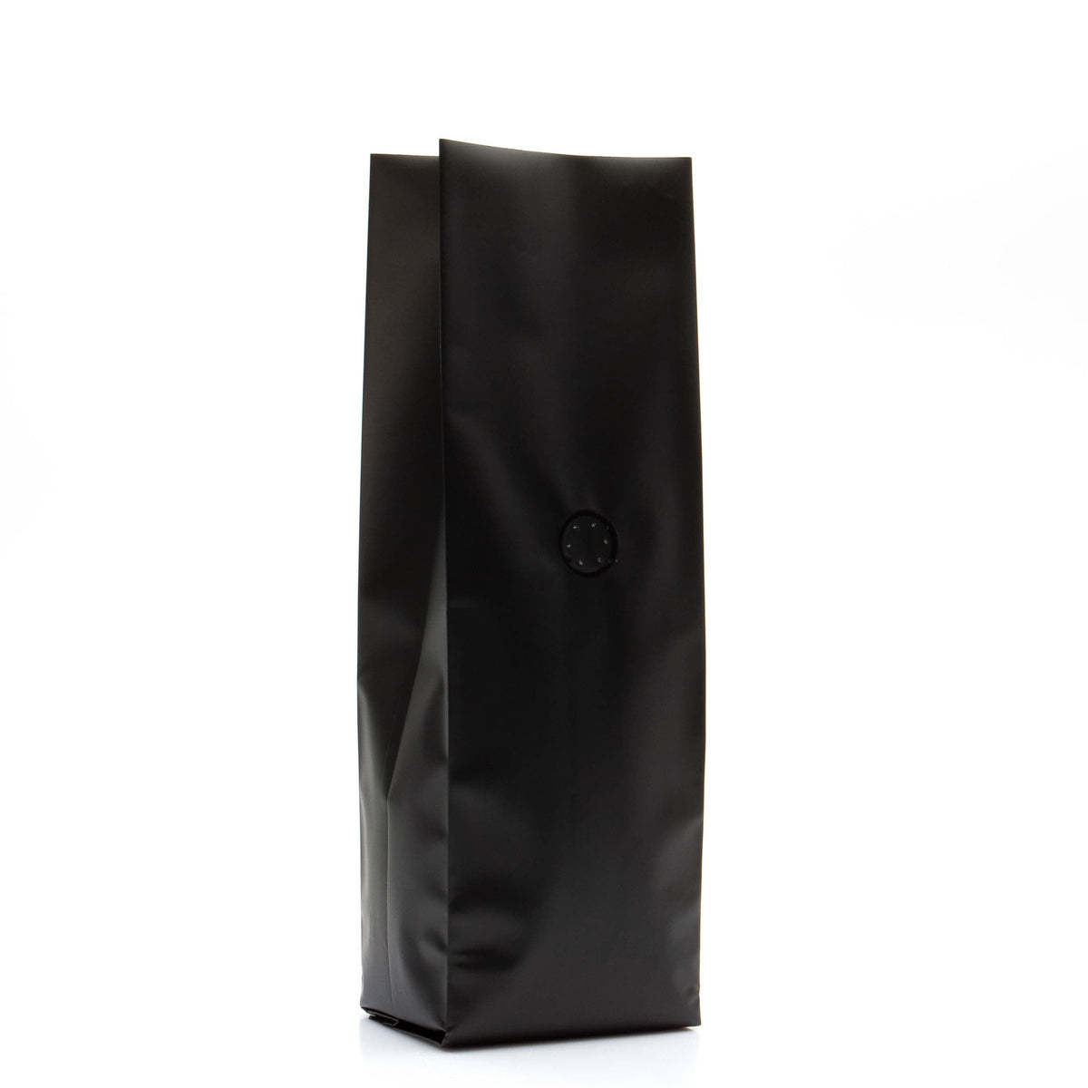 Pack of 50 (Bulk Discount Pricing) / Black Bag King 1 lb. Coffee Bag Side Gusset with Tin Tie