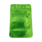Pack of 50 (Bulk Discount Pricing) / Green Shiny Series Smell Proof Bag (1/8th) 5.0" x 3.3"