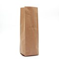 Pack of 50 (Bulk Discount Pricing) / Kraft Bag King 1 lb. Coffee Bag Side Gusset with Tin Tie