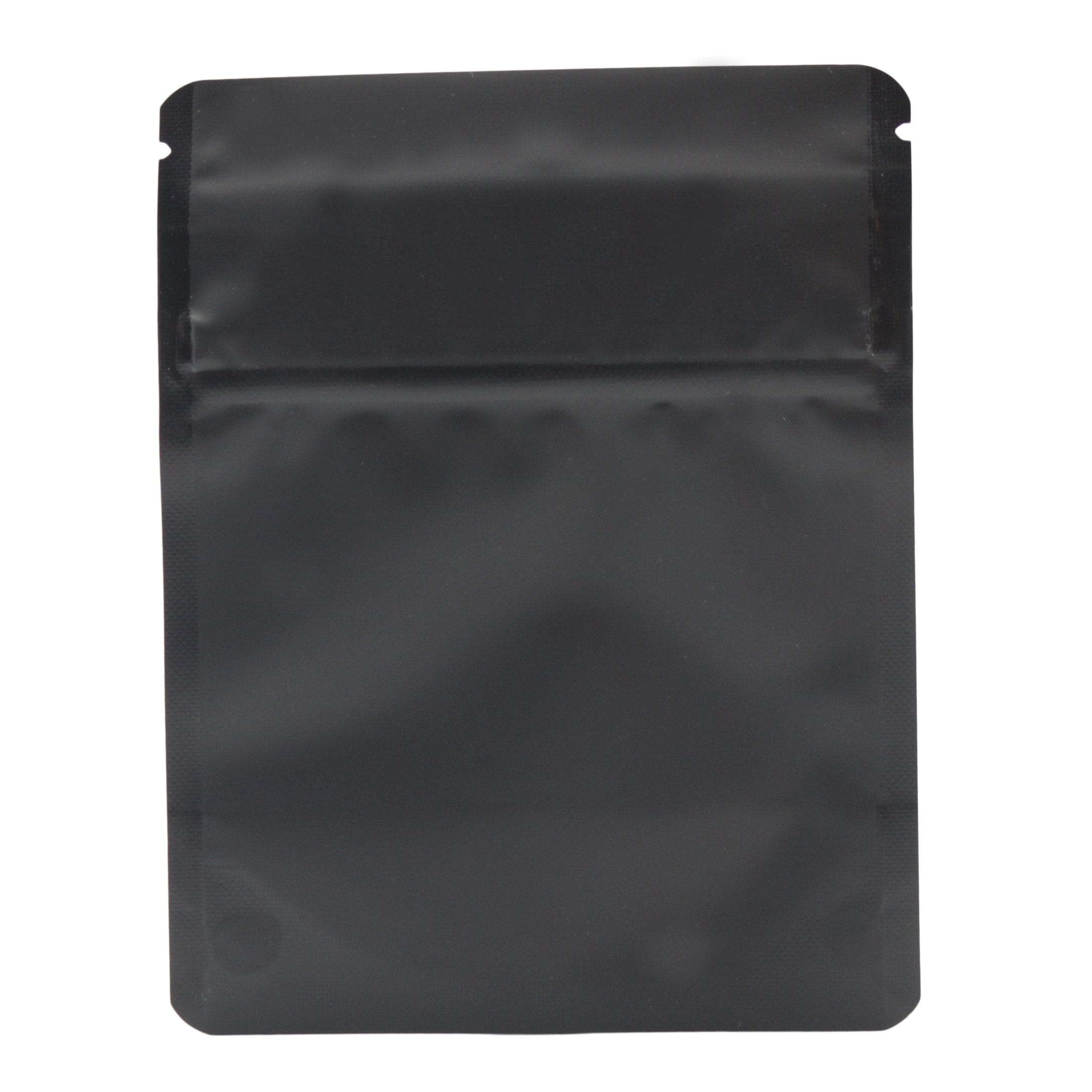 Pack of 50 (Bulk Discount Pricing) / Matte Black Bag King Child-Resistant Opaque Wide Mouth Mylar Bag | 1/8 oz