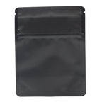 Pack of 50 (Bulk Discount Pricing) / Matte Black Bag King Child-Resistant Opaque Wide Mouth Mylar Bag | 1/8 oz