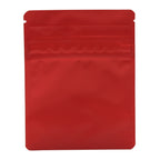 Pack of 50 (Bulk Discount Pricing) / Matte Red Bag King Child-Resistant Opaque Wide Mouth Mylar Bag | 1/8 oz