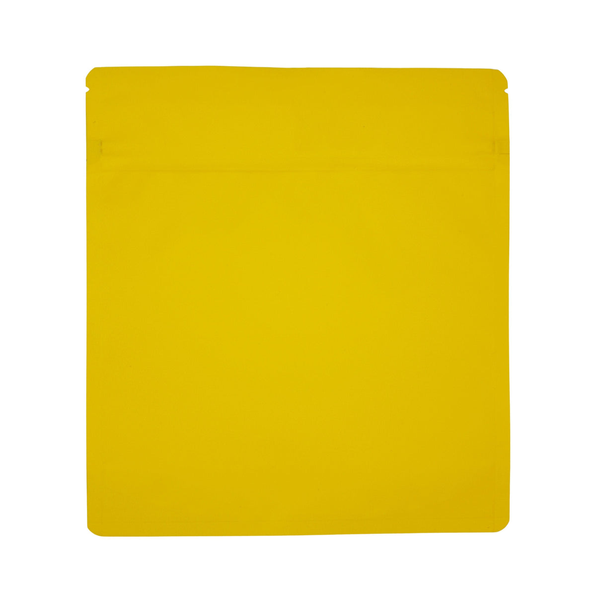Pack of 50 (Bulk Discount Pricing) / Matte Yellow Bag King Child-Resistant Wide Mouth Mylar Bag | 1 oz