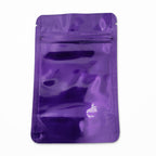 Pack of 50 (Bulk Discount Pricing) / Purple Shiny Series Smell Proof Bag (1/8th) 5.0" x 3.3"