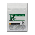 Pack of 50 (Bulk Discount Pricing) / White / Clear Smell Proof Bag (1 gram)