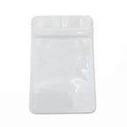 Pack of 50 (Bulk Discount Pricing) / White Shiny Series Smell Proof Bag (1/8th) 5.0" x 3.3"