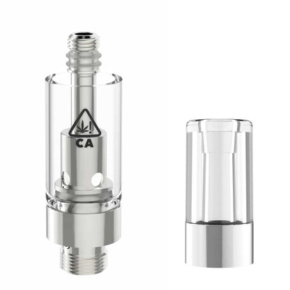 Plastic Barrel Clear AVD Glass Cartridge (0.5ml, 2.0mm) with CA! warning and Mouthpiece